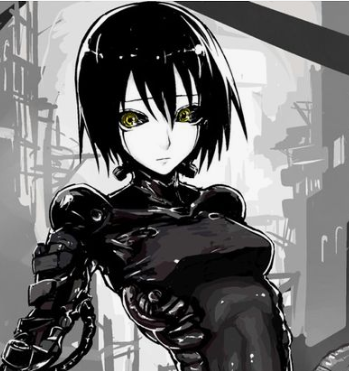 Изображение из интернета. Конкретного образа Лили нет, так как каждый представляет будущее аля киберпанк по своему. А арт красивый :)