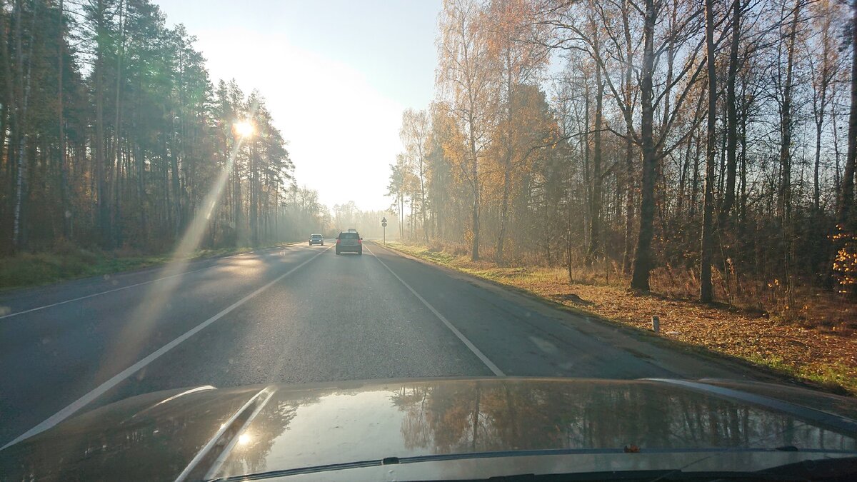 Дорога дальняя, более 100 км, выехали в 6 утра. 