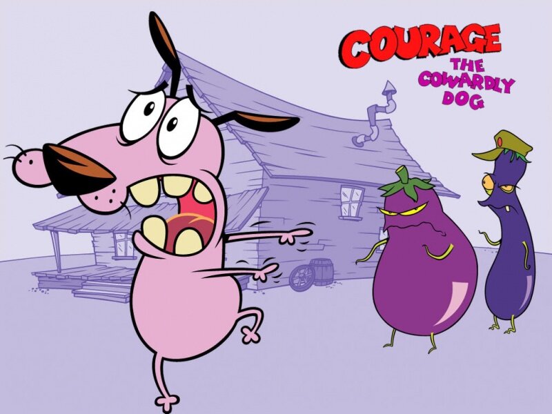 «Кураж - трусливый пёс» (Courage the Cowardly Dog). Фотография с сайта Kinopoisk.ru