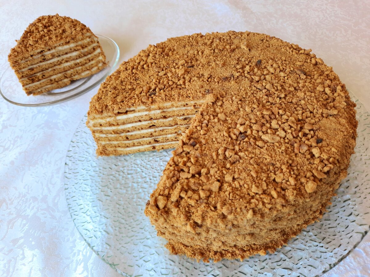 Торт «Медовик» на сковороде – пошаговый рецепт приготовления с фото