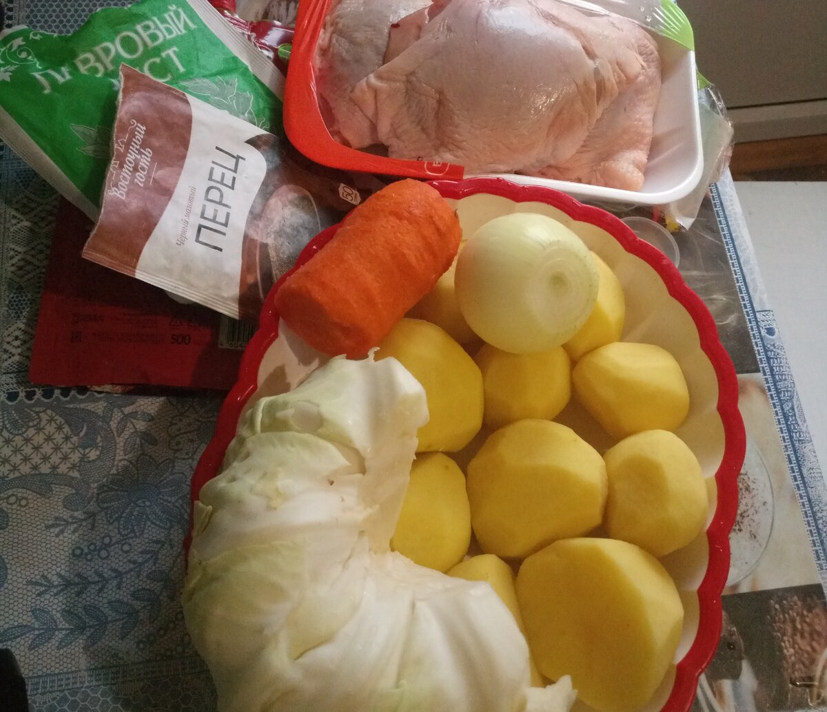 Тушеная капуста с курицей на сковороде, пошаговый рецепт с фото на ккал