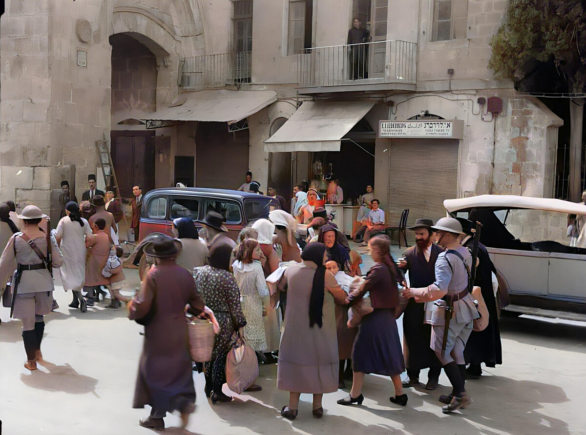 Эвакуация евреев из Иерусалима после начала арабского восстания