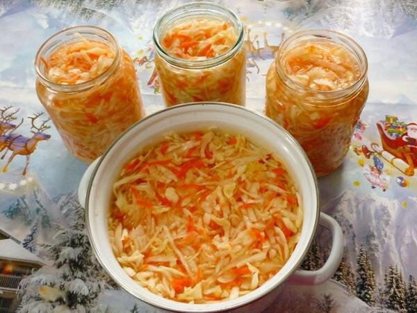 Квашеная капуста «Три дня и готова», пошаговый рецепт на ккал, фото, ингредиенты - Solomeya