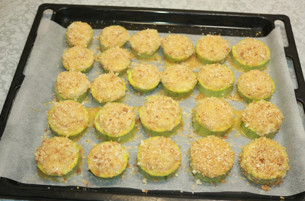 Кабачковые шайбы с начинкой http://souspark.ru