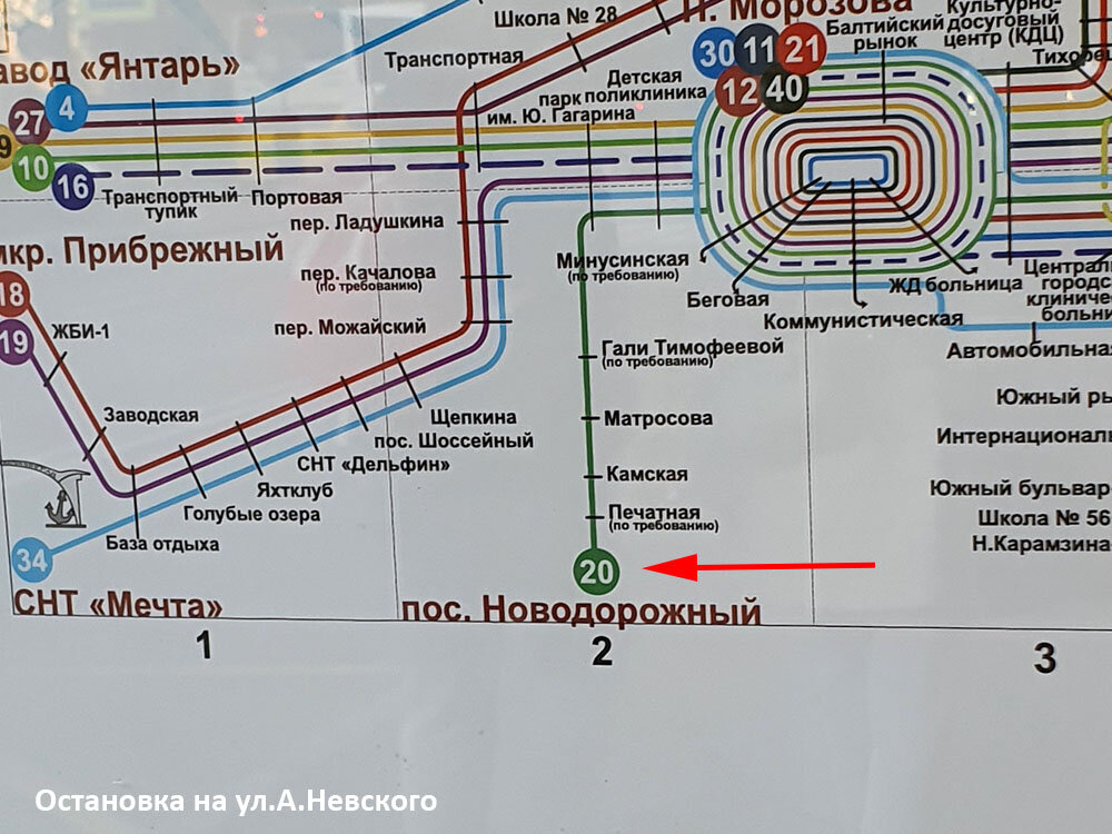 Как называется маршрут семейного бюро по царицыно. Схема маршрутной сети городского транспорта г. Калининград.