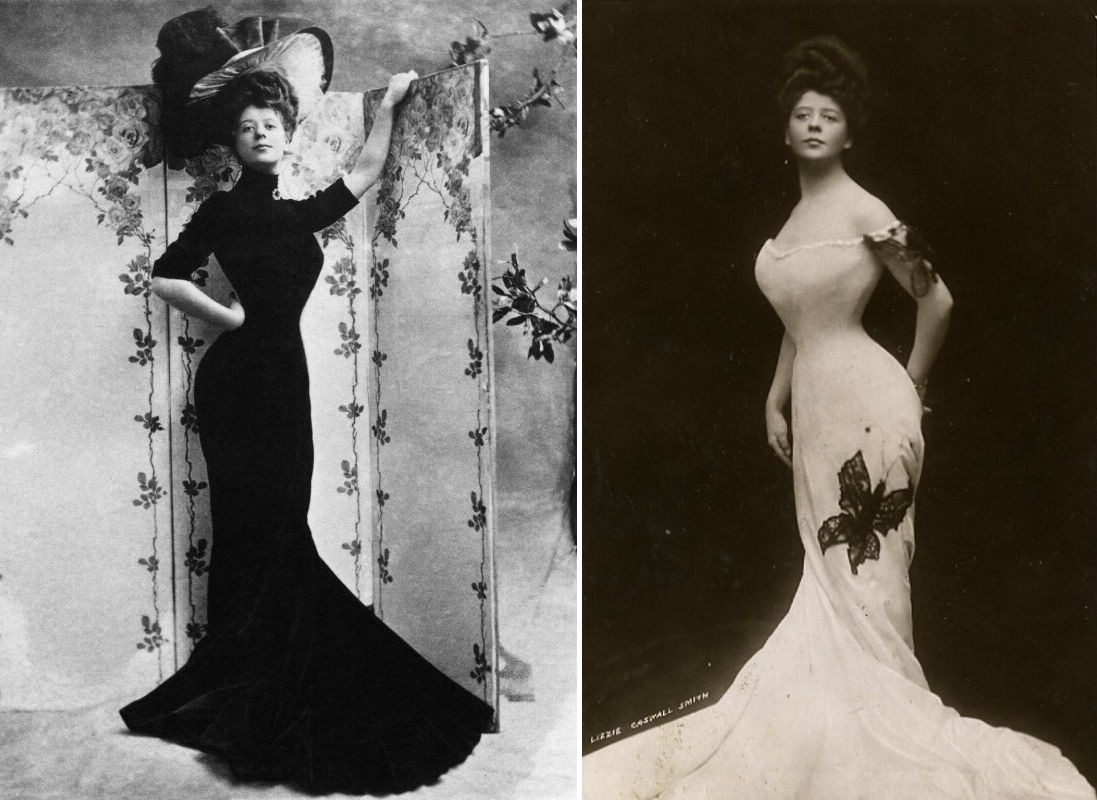 Актриса Камилла Клиффорд, чья фигура считалась идеальной, 1904. (сс) Wikimedia Commons
