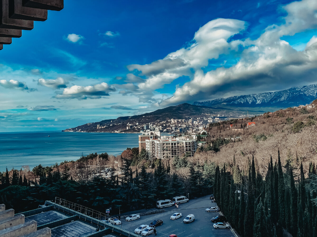 Фото автора. «Ялта Интурист». Вид с балкона номера на 11 этаже