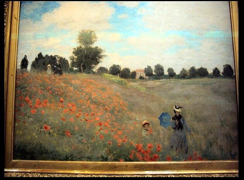 "Поле маков", 1873 год.