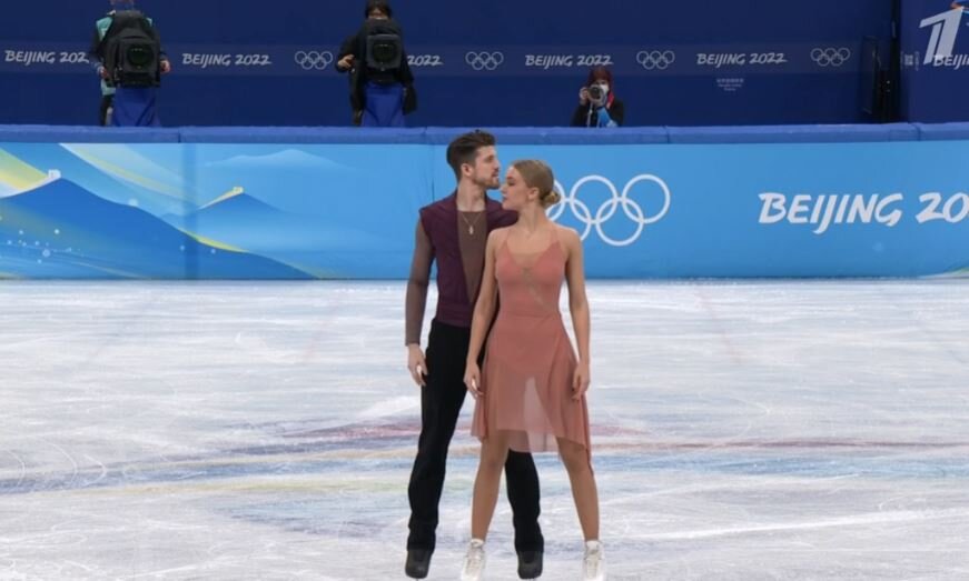 Александра Степанова и Иван Букин заняли шестое место на главном старте четырехлетия. Источник фото: YouTube канал Первого канала.