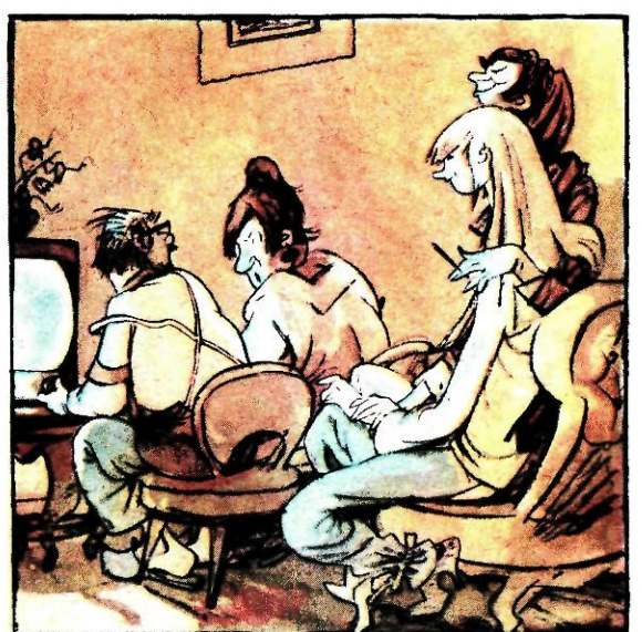 Художник журнал Г.Йорш  "Крокодил" №34 1982
