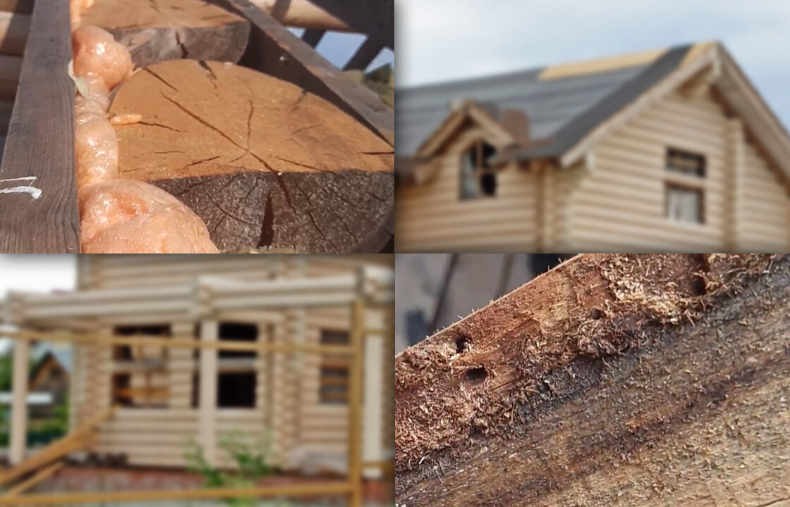 Дырявые доски, монтажная пена и другие ужасы кровли в Таптыково