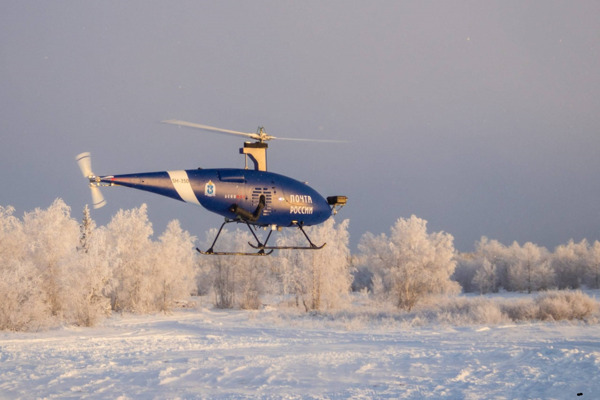 Беспилотный летательный аппарат вертолетного типа