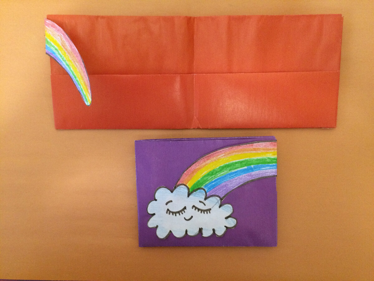 Кошелек из бумаги.