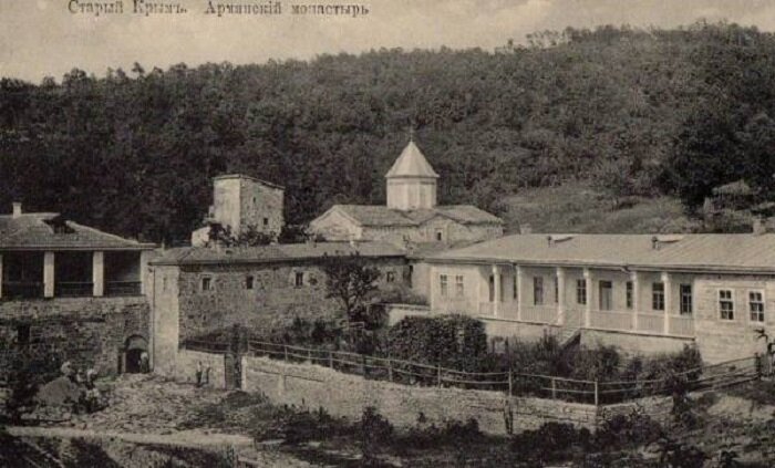 Старый Крым. Монастырь Сурб Хач. 1905 год.