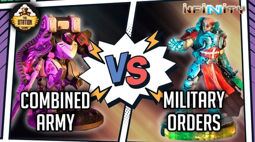 Military Orders vs Combined Army | Battlereport | Infinity Wargame