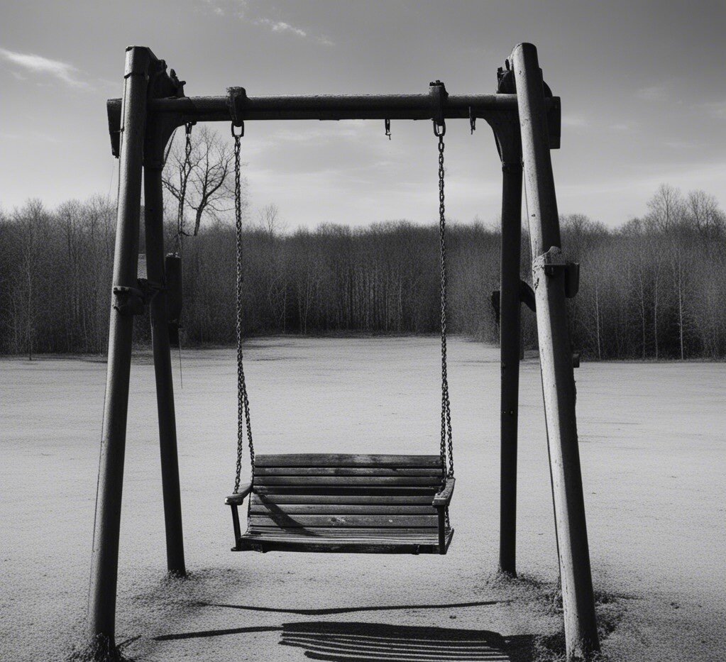 «Не удержались руки и в один миг упала с высоты и тяжелая качели ударила в таз »