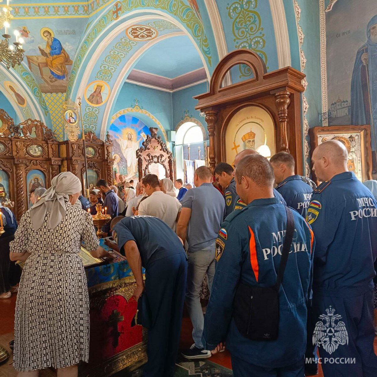  Сотрудники МЧС Херсонской области приняли участие в благодарственном молебне - Таврия ТВ - Херсон