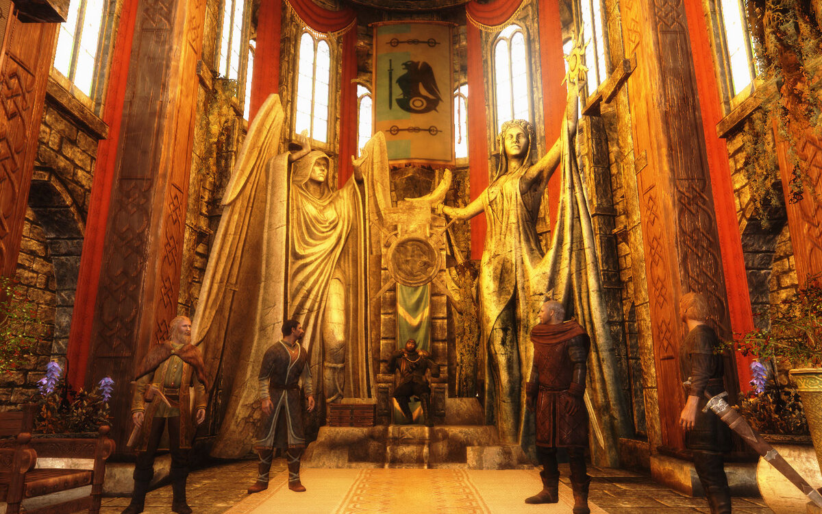 Тронный зал и ваши советники по экономике, инфраструктуре и т.д.