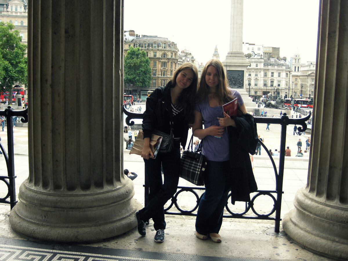 На Трафальгарской площади. Фото из личного архива.