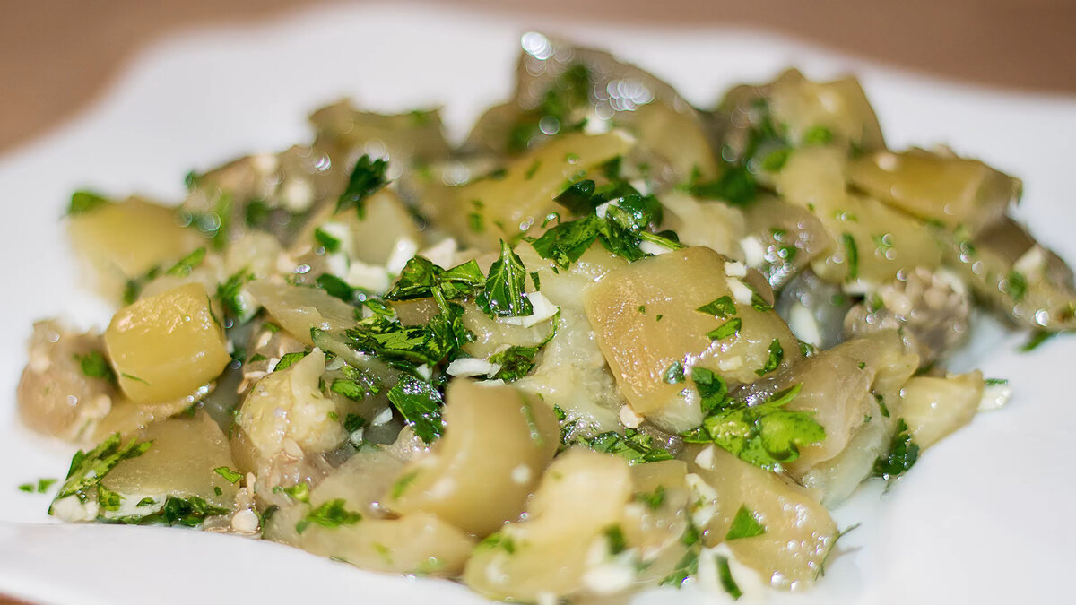 Закуска из баклажанов со вкусом грибов