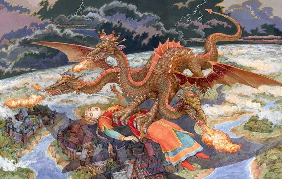 Змей горыныч (змей-дракон). Юхан эгеркранс драконы. Zmey gorynych группа. Горыныч славянская мифология. Славянский дракон.