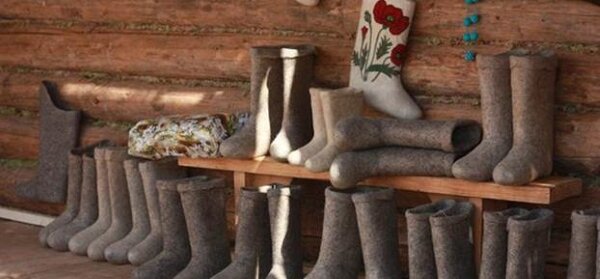 На Руси с помощью валяния изготавливали валенки