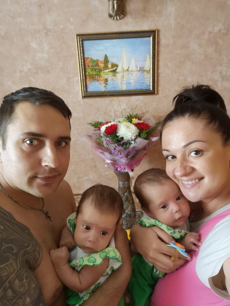 Нашим доченькам тут 3 месяца