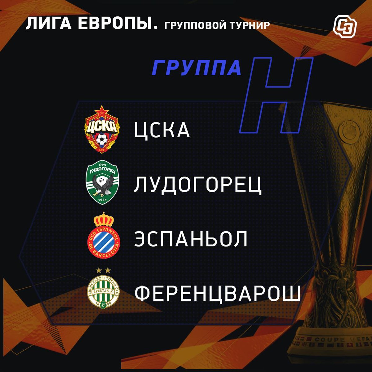 Состав группы ПФК ЦСКА в Лиге Европы