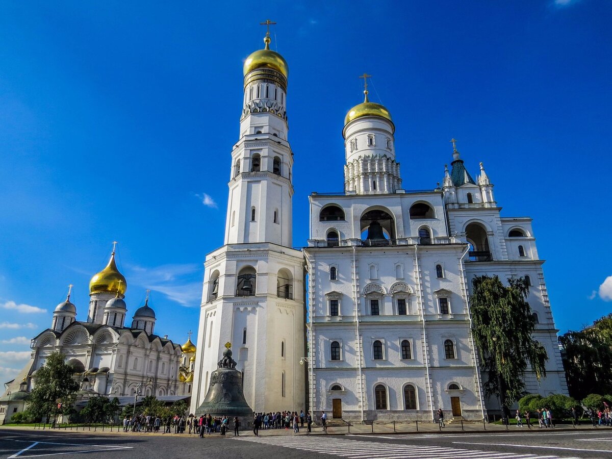 Самая высокая колокольня Москвы Кремль