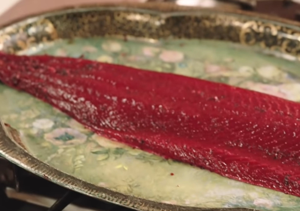 Вот так она будет выглядеть после маринада.