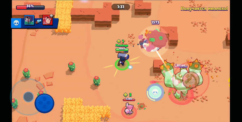 Запись боя в режиме «Перехват» из Brawl Stars