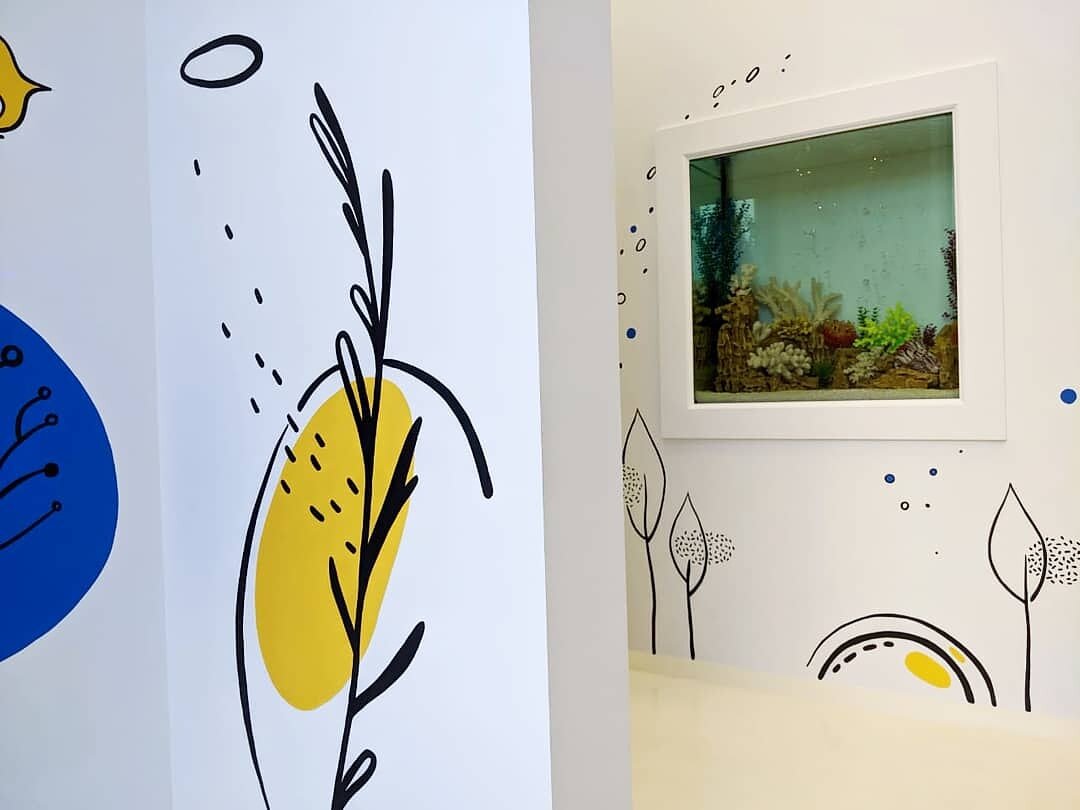 Ксения Траннуа. Роспись стен.