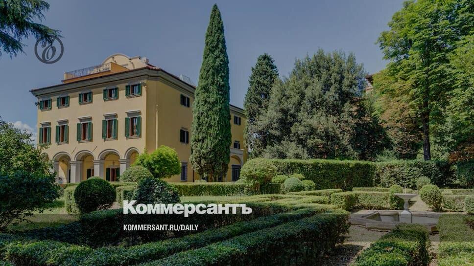 Фото флорентийской виллы. Источник фото: https://www.kommersant.ru/doc/4178943