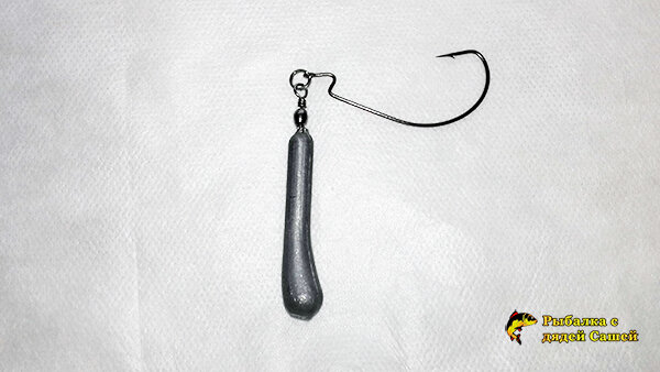 Монтаж оснастки "джиг риг" с заводным кольцом.