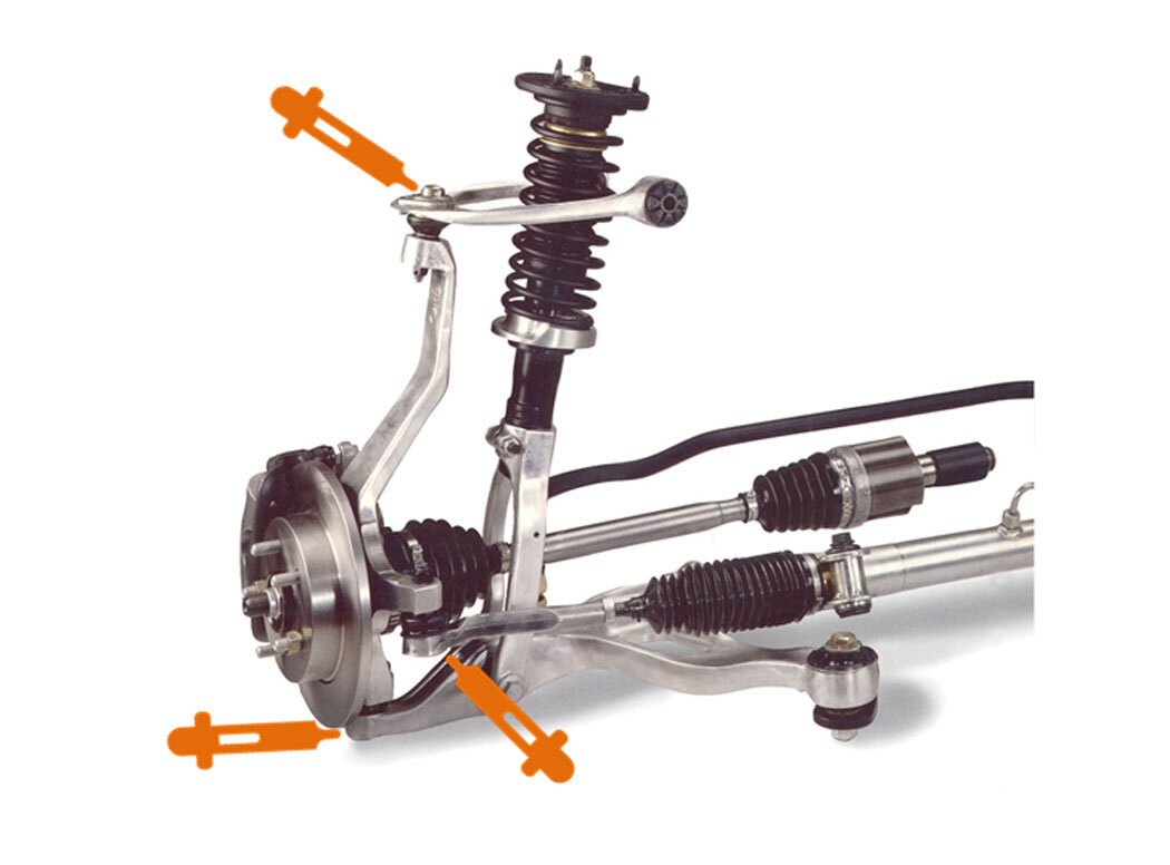 В зависимости от типа подвески на одну сторону автомобиля приходится от одной до пяти шаровых опор.