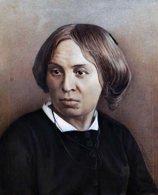 Н.В. Филиппов. Портрет Надежды Дмитриевны Хвощинской. Источник: pinterest.se