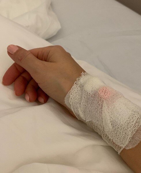 Звезда была госпитализирована