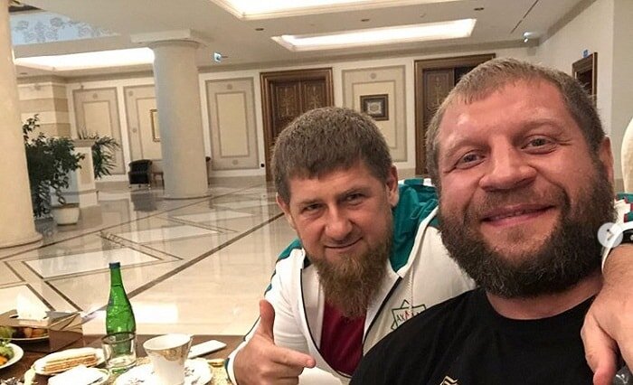 Рамзан Кадыров и Александр Емельяненко