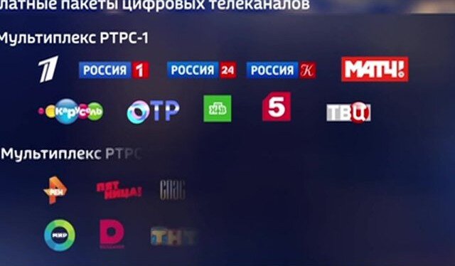 Телевизор показывает 10 каналов