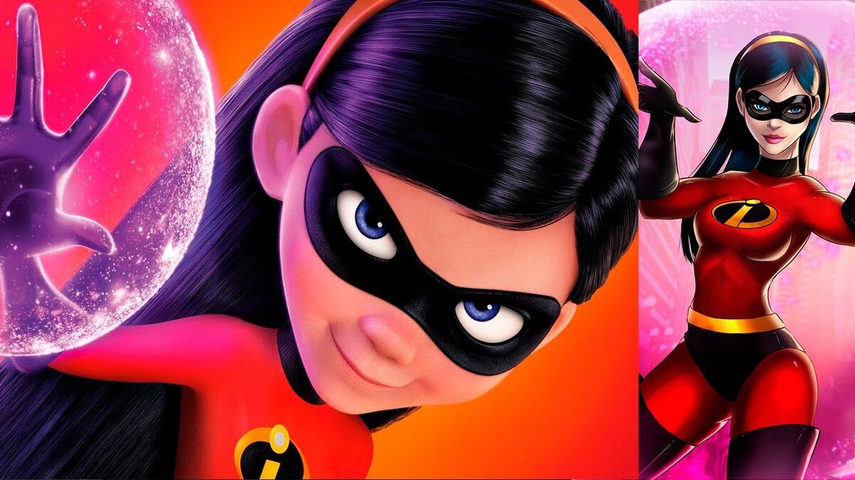 Вайолет суперсемейка. Violet Parr.