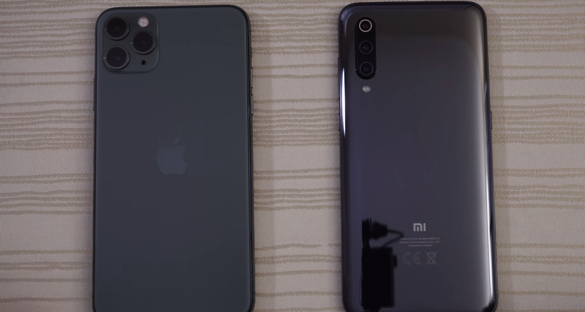 В тесте на скорость решили сравнить смартфоны Apple и Xiaomi — iPhone 11 Pro Max и Mi 9 (первый стоит около 100 000 рублей, второй — примерно 30 000 руб.).