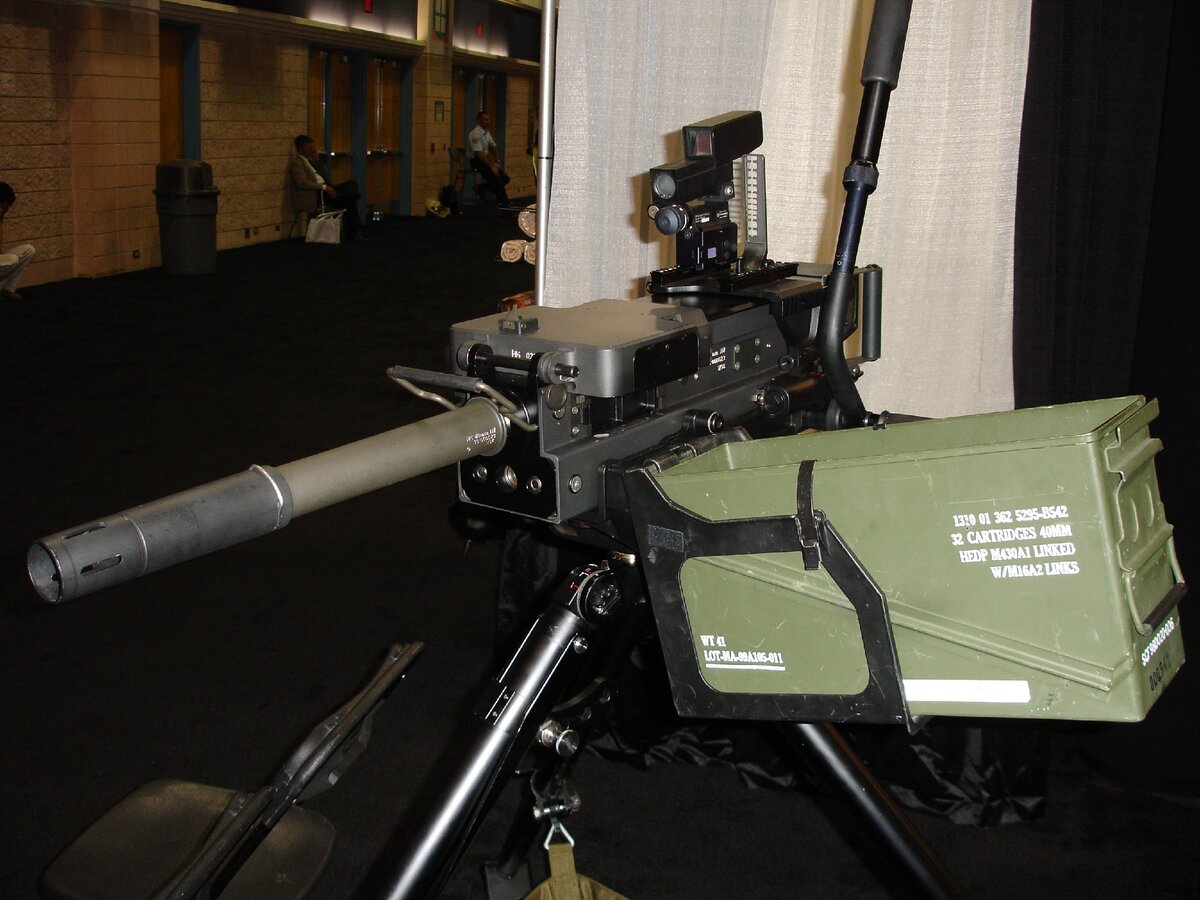 Автоматический гранатомет H&K GMG. Источник: https://vk.com/oruzhie_tekhnika_armiya 