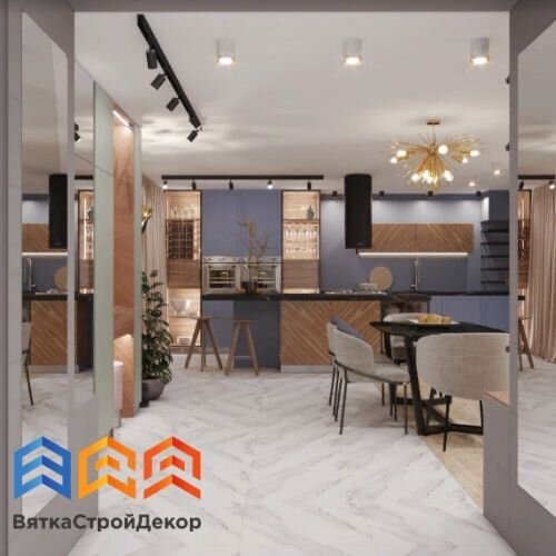 На фото - дизайн-проект будущего салона мебели. 