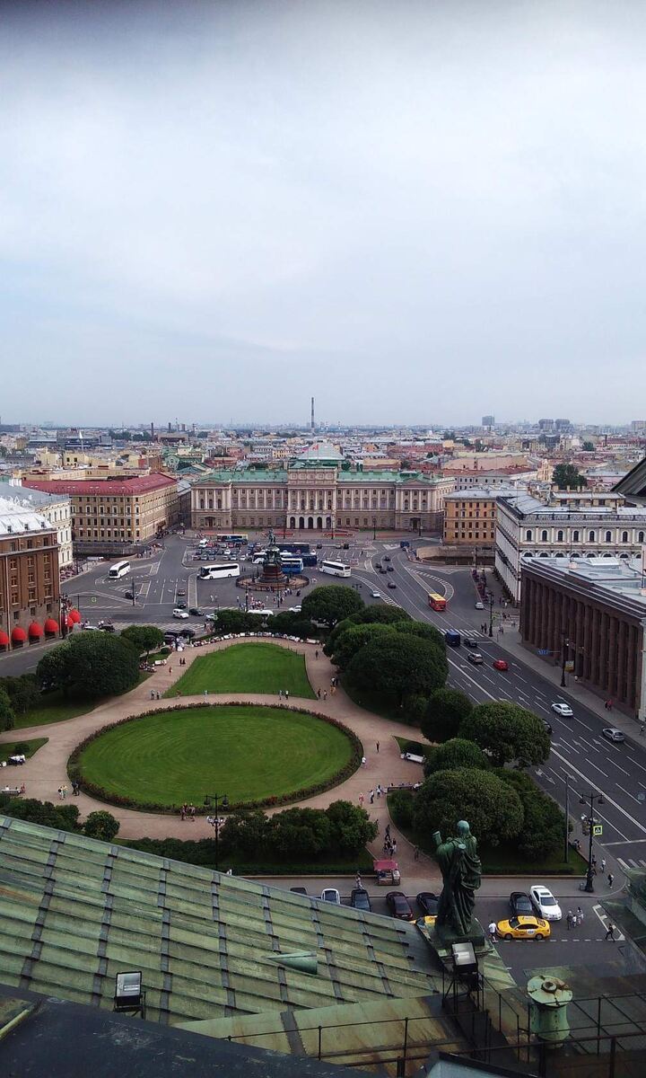 авторское фото.Вид с Исаакиевского собора
