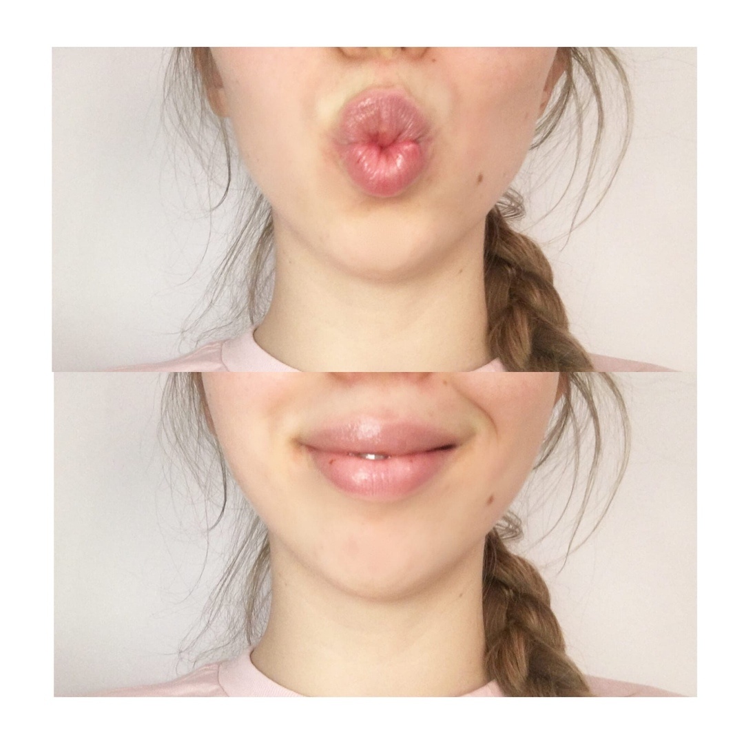 не бойтесь, если станет немного напряженно или губы "заноют". Ваши губы-проснулись!