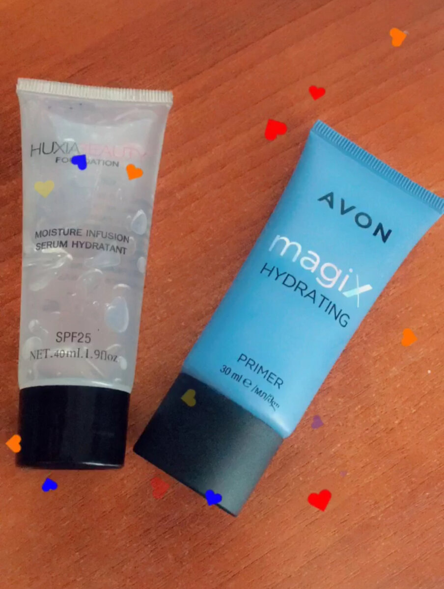 На фото: Праймеры от Avon&HuxiaBeauty