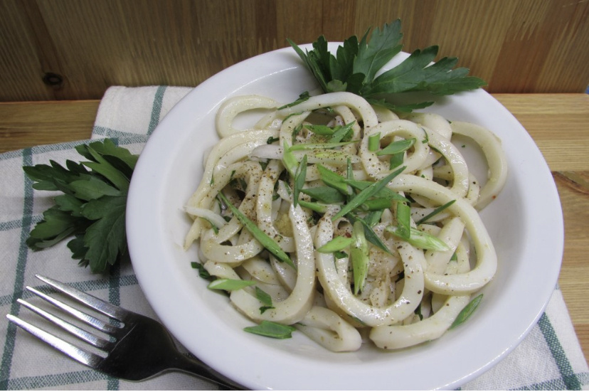 Маринованные кальмары.