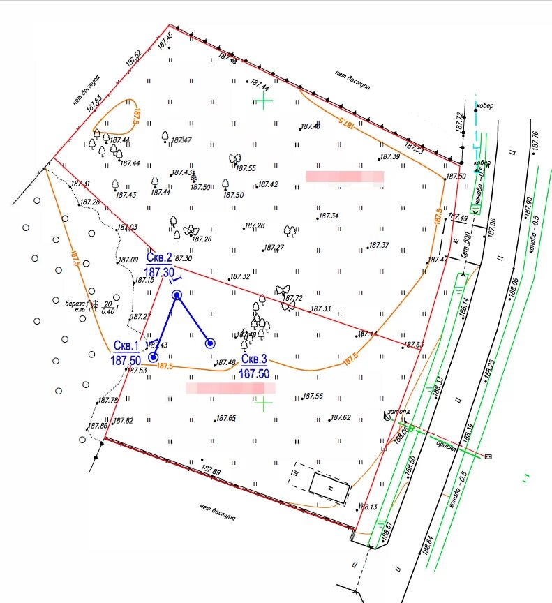 Схема бурений скважин