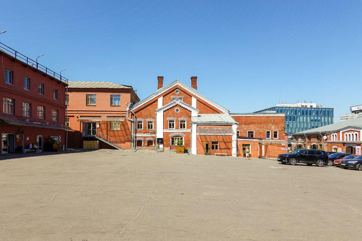 Внутренний двор Винзавода