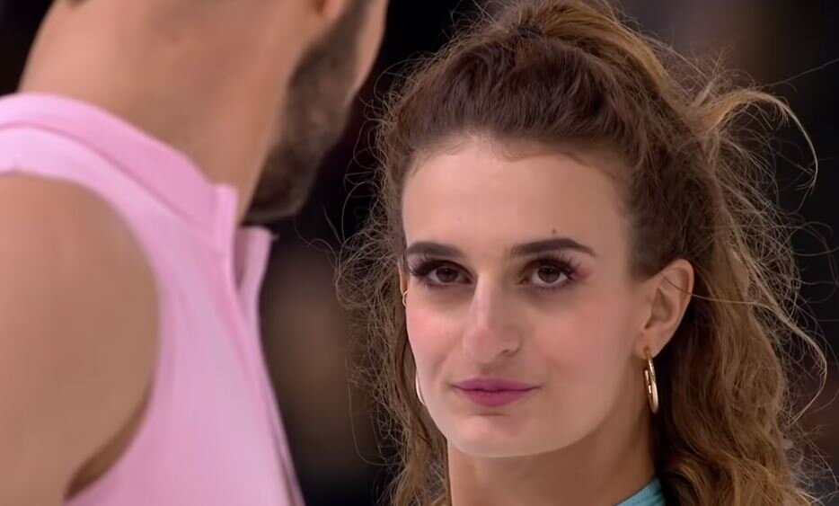 Пападакис и Сизерон. Гран при Франции. 2019 год. Источник фото: YouTube канал Первого канала.